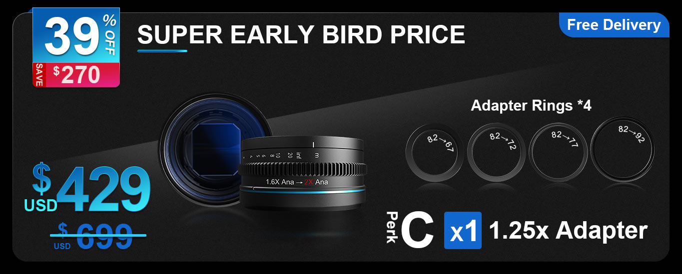 その他 Riu SIRUI 1.6x Full-Frame Anamorphic Lineup And SIRUI Anamorphic