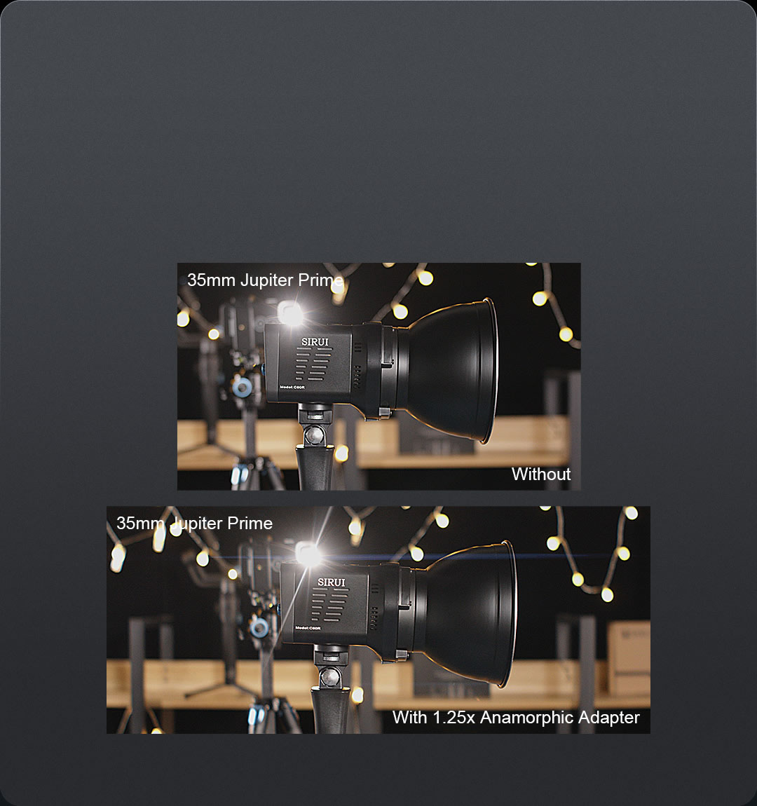 SIRUI 1.6x Full-Frame Anamorphic Lineup And SIRUI Anamorphic Adapter