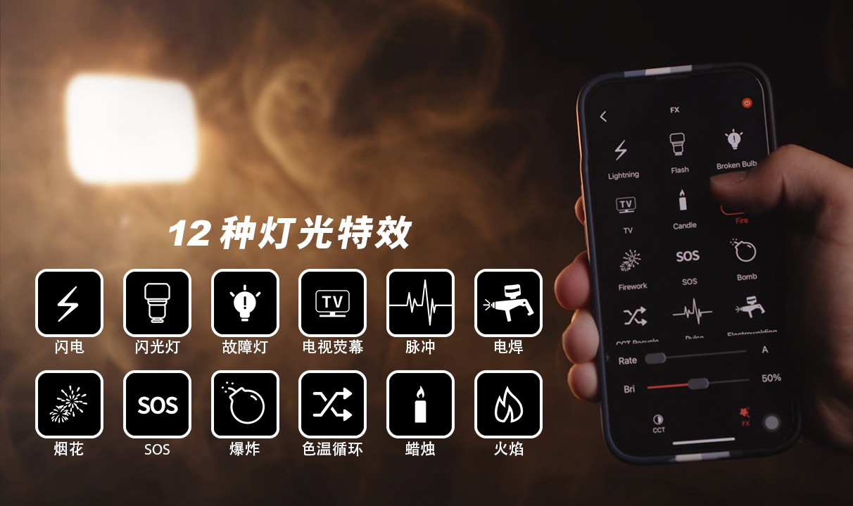 12種燈光特效